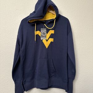 West Virginia Mountaineers Hoodie Sweater College Colosseum Womens Large NEW